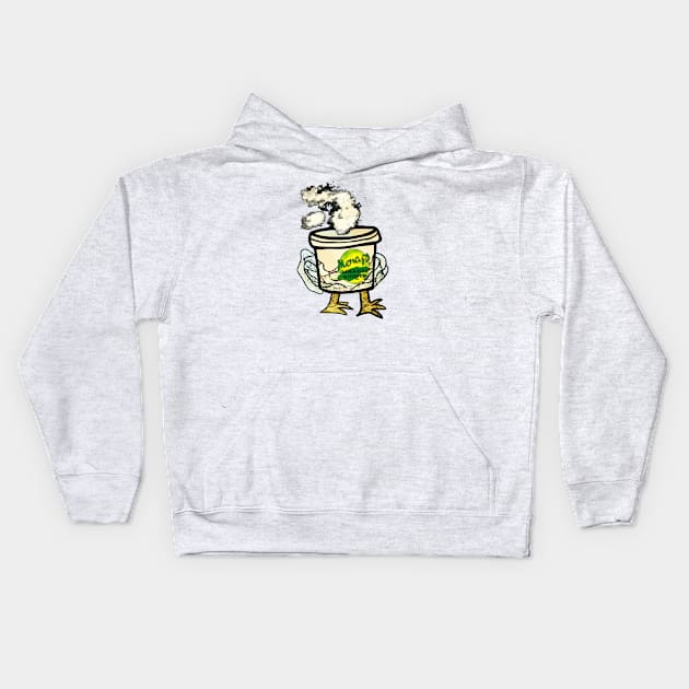 Chick Foot Kids Hoodie by Mercy's Merch